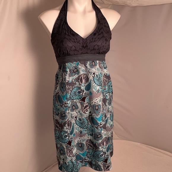 Athleta Dresses & Skirts - Athleta Pack Everywhere Dress gray teal white 8p